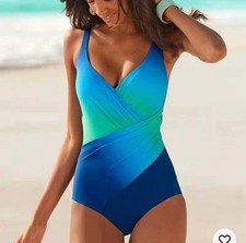 Damen Batik Bauchweg