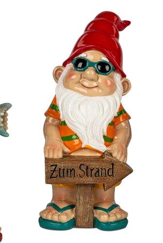 Dekofigur gartenzwerg sunshine - gartenzwerg,