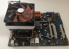 Mainboard ASUS P5N32-E SLI ATX mit Prozessor Lüfter und RAMs