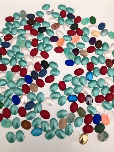 22x16mm kunststoff cabochons - 22x16mm,