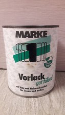 16,65€/L Marke 1 Vorlack 0,75L Holz-Türen-Holzwerk-innen-außen-Lack-weiß  (A463)
