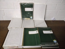 175 x Schulheft DIN A4 blanco mit Rand Nr. 24 Hefte Schulhefte mit Einlegeblatt