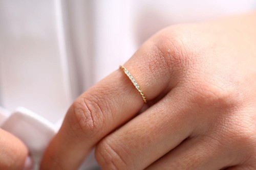 Diamanten memory goldring - memory,