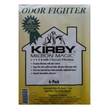 Original Kirby 6 Filter ODOR FIGHTER + 3 Riemen für alle Modelle (202916+301291)