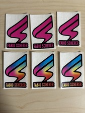 6x Sticker/Aufkleber / Fabio Scherer / DTM 2025