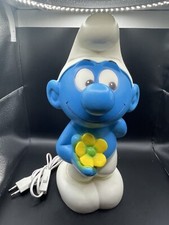 ► Vintage Schlumpf-Lampe, Nachttischlampe, ETC Leuchte 1998 ◄Gratis Versand✅
