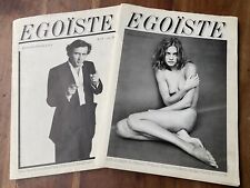 EGOÏSTE No. 15 - N. Vodianova par Paolo Roversi & B.-H. Lévy par Richard Avedon