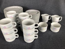 Thomas Porzellan Kaffeeservice bunt Hotel und Gaststättengeschirr für 12 Pers.