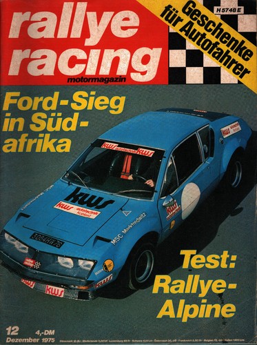 Zeitschrift rallye racing 12 - racing, #12