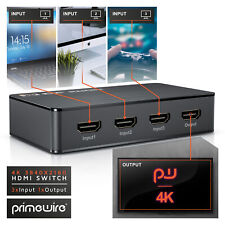 Primewire UHD 3-Port HDMI-Umschalter Switch 4K (2160p) 3D Dolby True HD