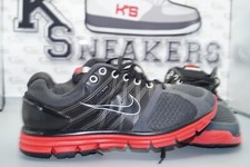 Nike LunarGlide +2 EU 42 US 8,5 Sportschuhe 407648-066 Schwarz / Rot Allrounder