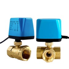 3 Wege Messing Elektrisch