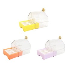 Papageien-Badebox, Futterspender, Zubehör für Papageien, Kanarienvögel,