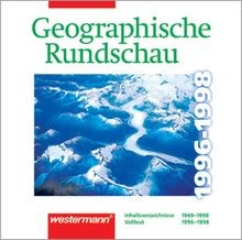 Geographische rundschau - geographische,