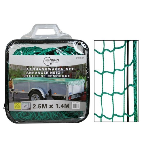 Anhängernetz 5x1 mit - 2,5x1,4m,