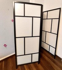 Raumteiler, weiß/schwarz