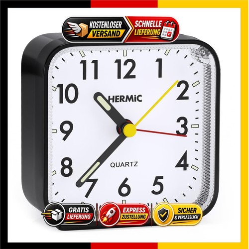 Analoger reisewecker hermic - reisewecker,