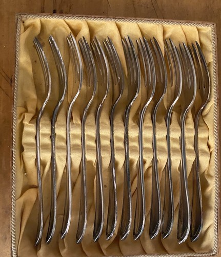 12er vintage kuchengabelset - 12er,