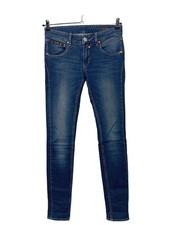 HERRLICHER Röhrenjeans Damen Jeans Gr. DE 36 blau Casual-Look
