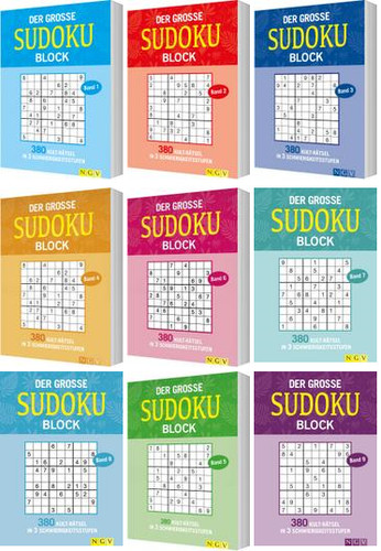 Der große sudokublock - große,