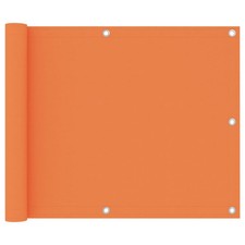 Balkon-Sichtschutz Orange 75x600 Cm Oxford-Gewebe B-Ware