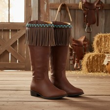 Western Damen Winterstiefel