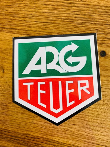 Arg teuer aufkleber sticker - arg,
