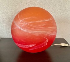 Honsel - Lampe - Kugelleuchte - Kugellampe - Glas - rot/orange - 30 cm