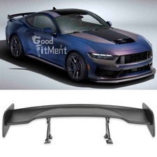 Für Ford Mustang Coupe 46" Mattschwarz Heckflügel Heckspoiler GT-Stil Spoiler
