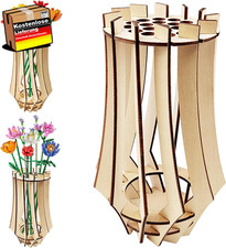 Holzpuzzle vase für - holzpuzzle-vase, blumen
