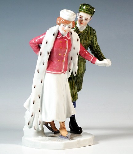 Meissen jugendstil figur - jugendstil,