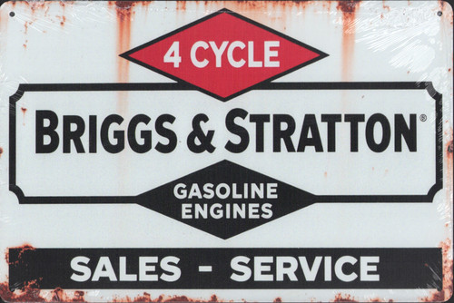 Blechschild briggs - blechschild, "briggs