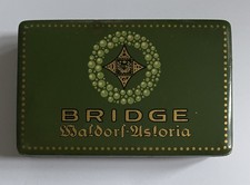 Alte Blechdose Waldorf Astoria "Bridge"  25 Zigaretten Cigarettes Tin