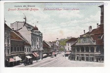 RUMÄNIEN , SIEBENBÜRGEN , KRONSTADT , FLACHSZEILE ,  BRASSO , BRASOV , 1925