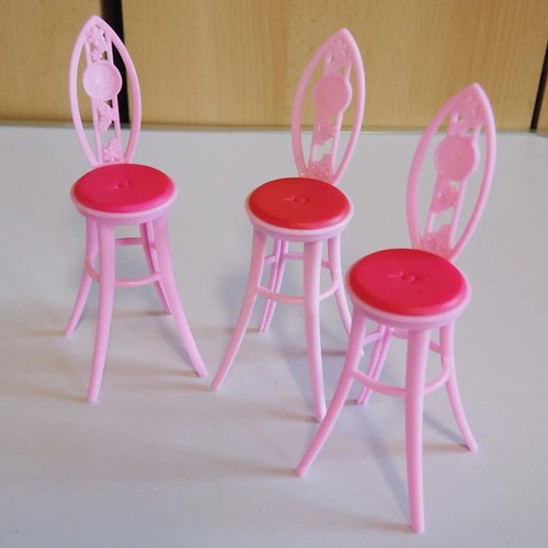 Barbie stühle pink bistro - 3x,