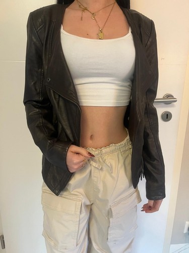Stylische echt leder jacke von - stylische,