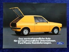FORD Fiesta Kleinlieferwagen Prospekt 2.1981