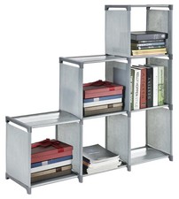 Display Regal Stecksystem Würfel Cubes Bücherregal Raumteiler Würfelregal Stufen