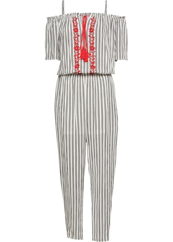 Jumpsuit mit stickerei - mit, gr.