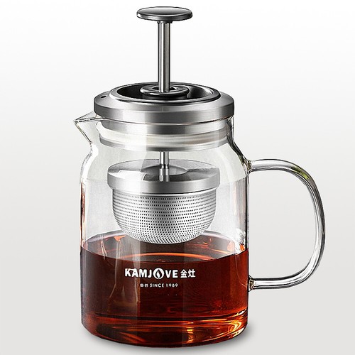 Teekanne 560ml schwarze - teekanne,