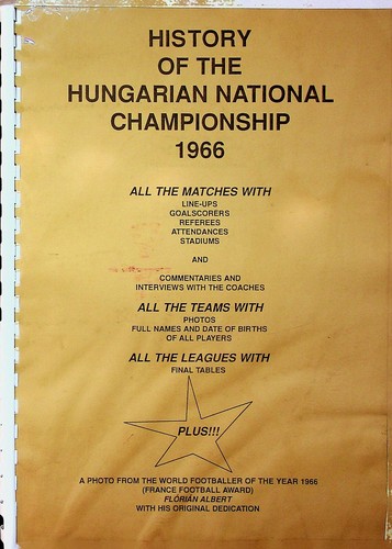 Ungarisches fußball jahrbuch - ungarisches,