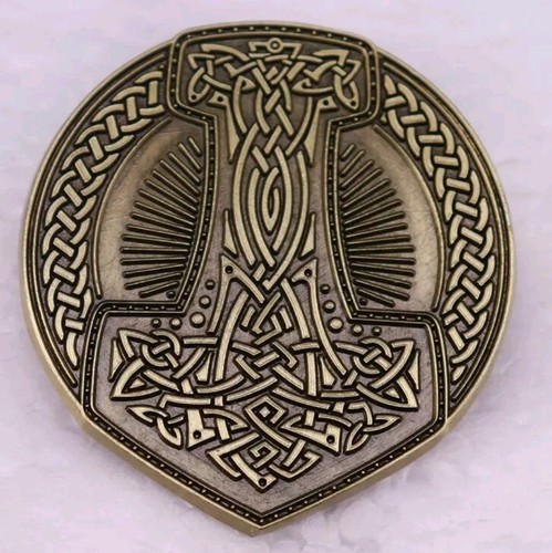 Thors hammer brosche - hammer,