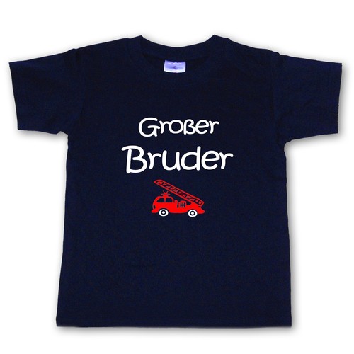 Shirt mit aufdruck großer - t,