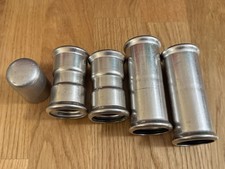 4 Pressfitting Geberit Mapress Edelstahl 35mm Plus 1 Kappe Muffe