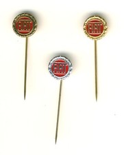 Anstecknadeln - Fiat Chrysler - Logo - Gold- und Silberkranz - Breite 12 mm