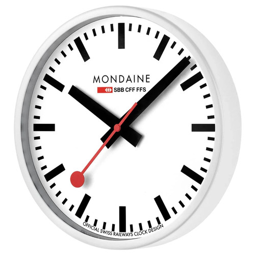 Mondaine wanduhr weiß - mondaine,