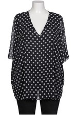 MARINA RINALDI Bluse Damen Oberteil Hemd Hemdbluse Gr. EU 52 Marineblau #r74vh7k