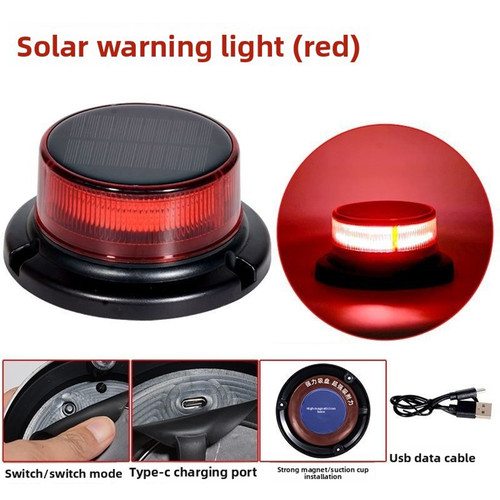 Solar led rundumleuchte lkwkfz - solar,
