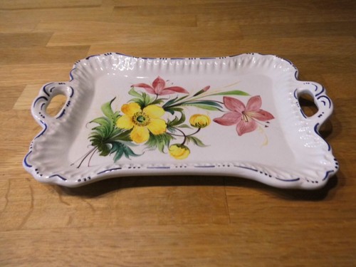 Kleine alte servierplatte mit - alte,