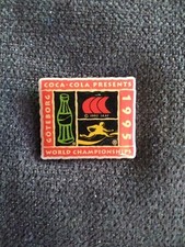 Pin Button Anstecker, Coca-Cola World Championships Goteborg 1995 IAAF Athletics
